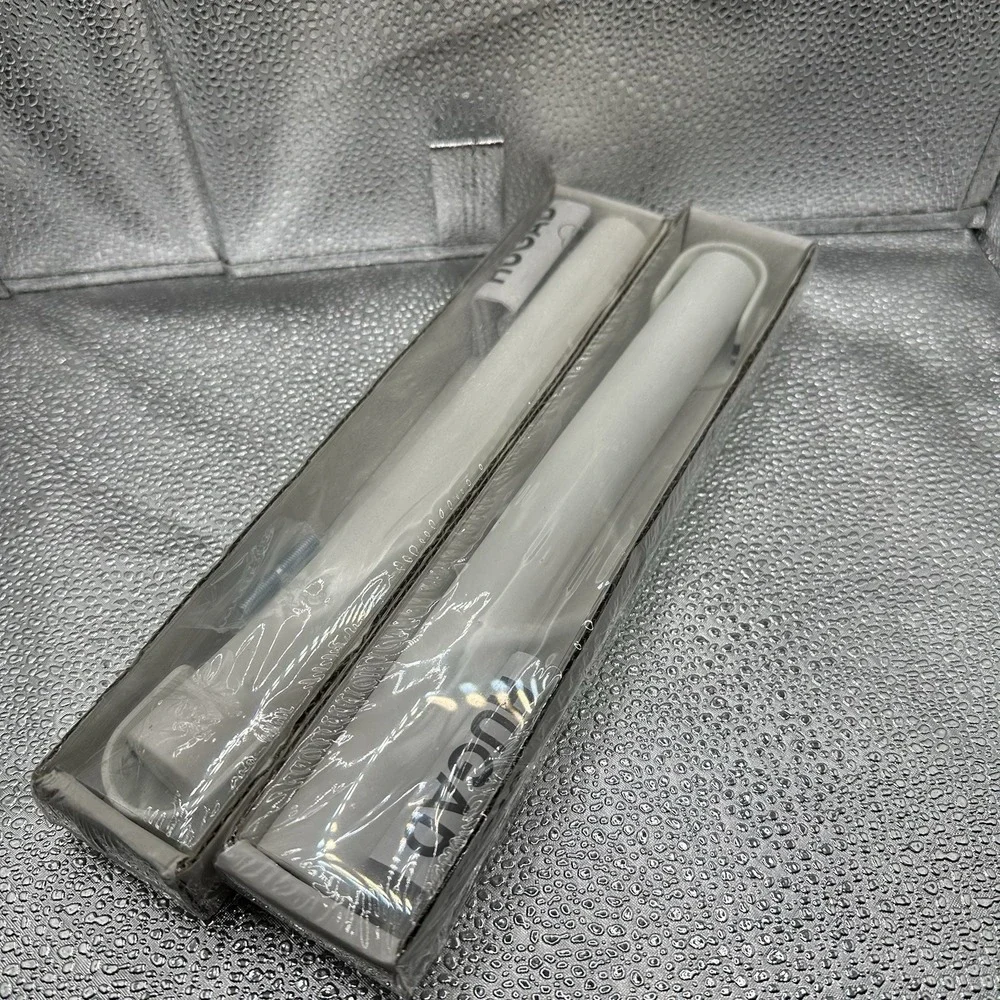 New IKEA HUGAD White Flexible‎ Curtain Rod Corner Connector Set of 2 202.199.22
